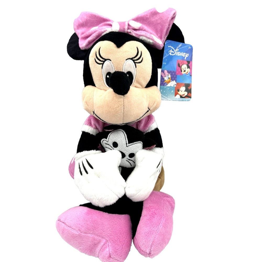 Disney Classics Lil Friends Minnie Mouse and Figaro 16.5-inch Large Plushie‎